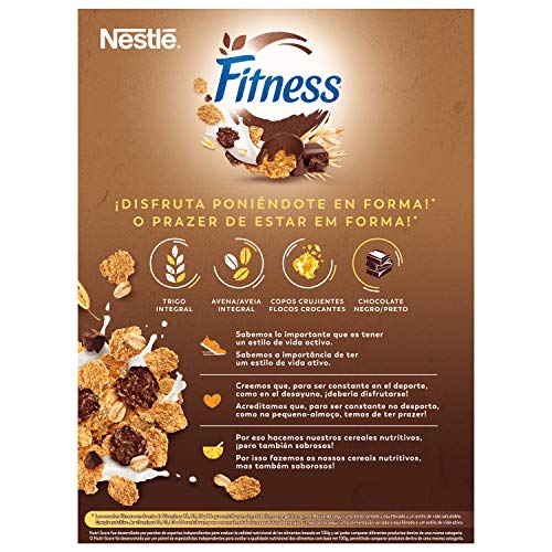 Cereales Nestlé Fitness Chocolate Negro - 1 paquete de 375 g