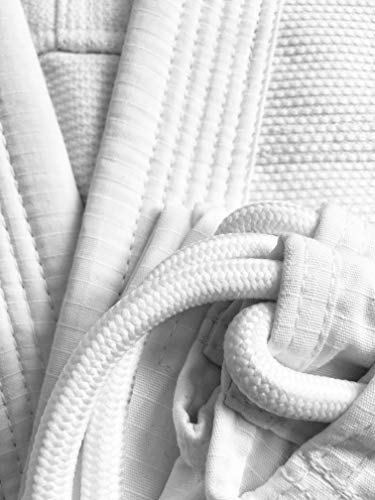 Certified Grappler BJJ Gi White - Jiu Jitsu Gi brasileño en tejido Pearl Weave (A3)