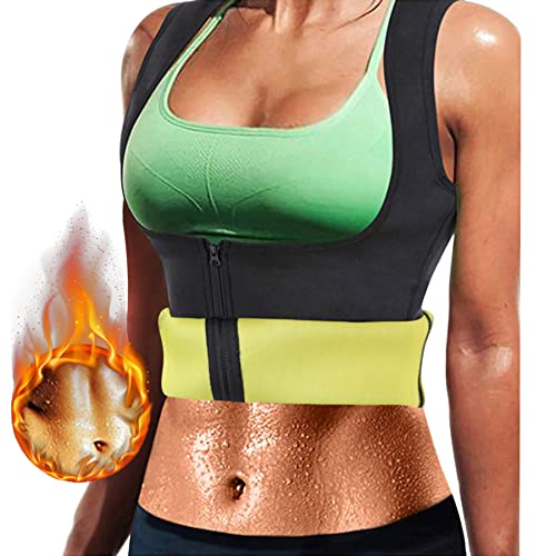 Chaleco Deportivo de Yoga para Mujer Fitness Sauna Neopreno Chaleco de Entrenamiento Compresión Establecer Estatua para Deporte Fitness