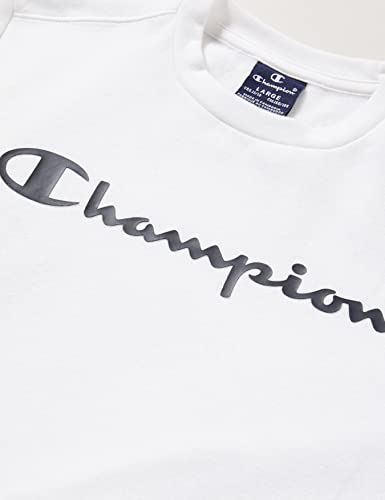 ChampionLegacy Classic Logo, Sudadera, Niños, Blanco, 11-12 Años