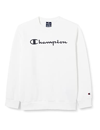 ChampionLegacy Classic Logo, Sudadera, Niños, Blanco, 11-12 Años