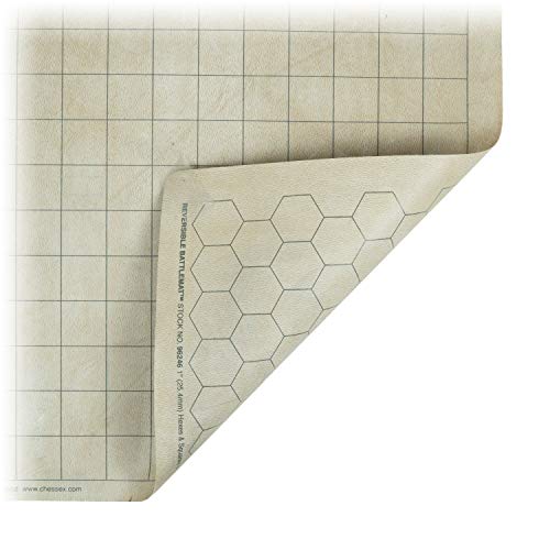 Chessex Role Playing Play Mat: Battlemat Double-Sided Reversible Mat for RPGs...