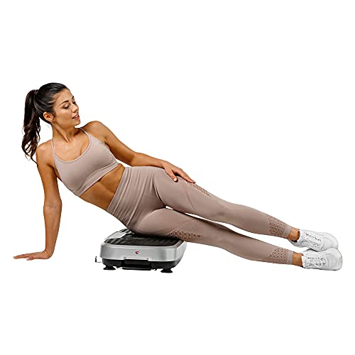 Christopeit Sport Vibro 3000 - Plataforma vibratoria (20 niveles de velocidad, desarrollo muscular, coordinación, metabolismo de grasa)