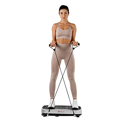 Christopeit Sport Vibro 3000 - Plataforma vibratoria (20 niveles de velocidad, desarrollo muscular, coordinación, metabolismo de grasa)