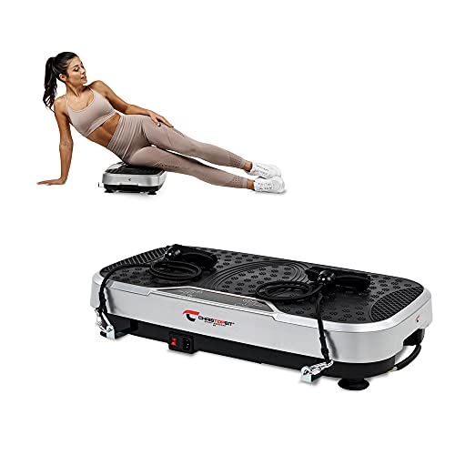 Christopeit Sport Vibro 3000 - Plataforma vibratoria (20 niveles de velocidad, desarrollo muscular, coordinación, metabolismo de grasa)