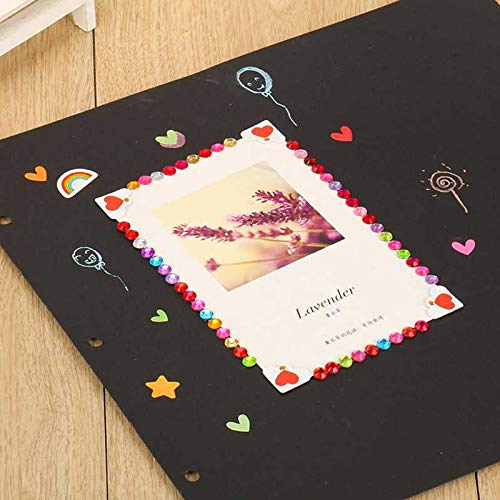 Chstarina Scrapbooking Materiales kit IncluyePegatinas Decorativas, Cintas de Encaje, Cintas Adhesivas, Pegatinas Album Fotos, Plantillas DIY Accesorios Decorativos para Decorar Foto diario