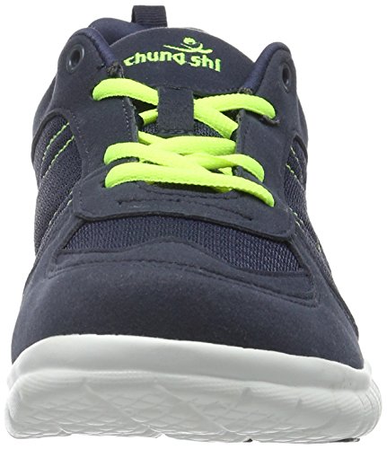 Chung Shi Duxfree Nassau Kids, Zapatos bajos con cordones, Unisex niños, Azul (Marino/Lima), 30 EU