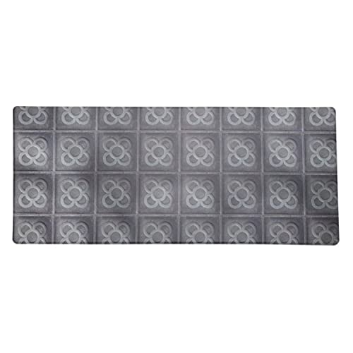 CIAL LAMA Alfombra Antideslizante Cocina Tapete Impermeable Panot Barcelona Gris 120 x 150 cm, 22212734