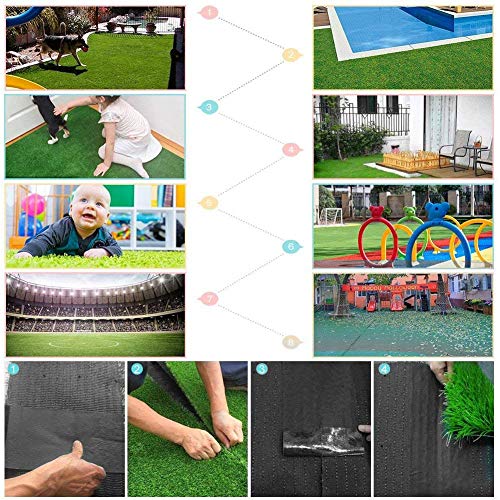 Cinta para juntas de césped artificial de 150 mm * 10 m cinta de césped artificial para alfombras de césped artificial adhesivo doble cara cesped para jardín astro y cinta adhesiva de césped