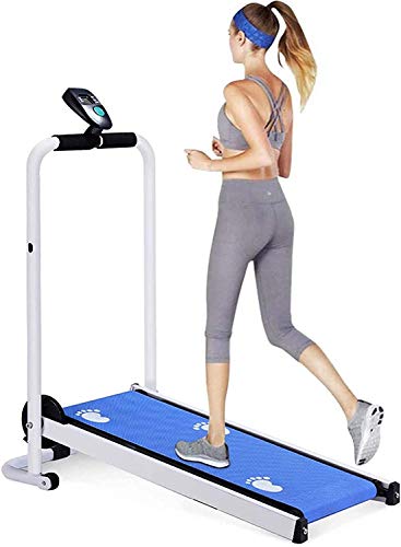 Cintas De Correr,Plegable Mecánica Máquina para Caminar,Ajustes De Inclinación Ejercicio Correr Cinta,Interior Aptitud Cinta De Correr Manual Entrenamiento para Caminar Y Correr D,1