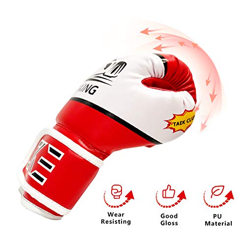 CKE - Guantes de boxeo para niños, niñas y jóvenes, de 5 a 12 años, guantes de boxeo de entrenamiento para saco de boxeo Kickboxing Muay Thai