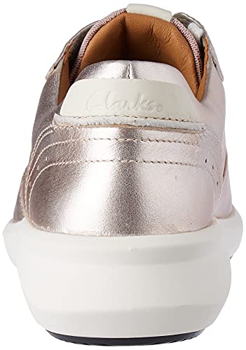 Clarks Un Rio Sprint, Zapatillas Mujer, Platino, 39 EU