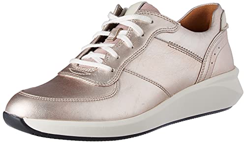 Clarks Un Rio Sprint, Zapatillas Mujer, Platino, 39 EU