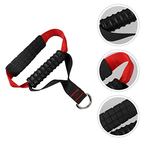 CLISPEED 2 Piezas Manijas de Tracción Bandas de Resistencia Manijas de Ejercicio de Servicio Pesado Reemplazo para Accesorios de Máquina de Cable Pilates Yoga Entrenador de Fuerza Equipo