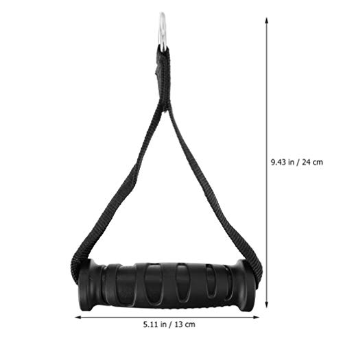 CLISPEED 2 Unidades de Asas de Ejercicio de Alta Resistencia para Cables Accesorios de La Máquina Actualización de La Banda de Resistencia Mango de Reemplazo Equipo de Fitness para Pilates