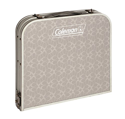 Coleman Playa Multialtura - Mesa Acampada con Bandeja antiarena, 80 x 40 cm