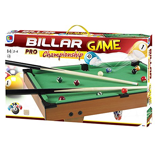 Colorbaby Billar americano madera CBGames, multicolor, 62 x 36 cm (43269)