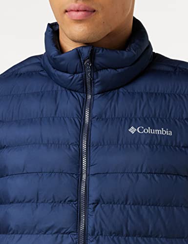 Columbia Powder Lite , Chaleco Hombre, Azul (Collegiate Navy), M