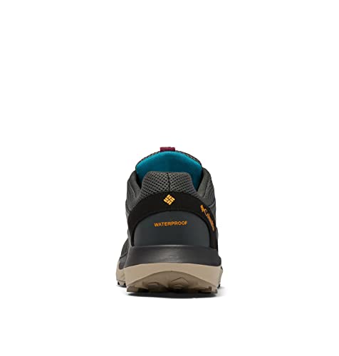 Columbia TRAILSTORM Waterproof, Zapatillas para Caminar Hombre, Dark Moss, Mango, 45 EU