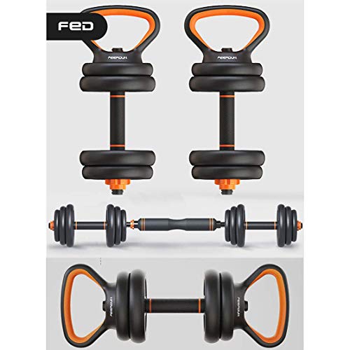 Como Multifunción con Mancuernas Barra/Kettlebell/Push-Up Principal de Soporte de Peso Ajustable Muscular Pesas Entrenamiento de la Aptitud Equipo Brazo de Fitness durable / 10kg