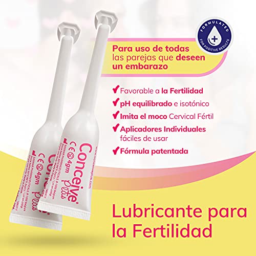 Conceive Plus Lubricante para La Fertilidad, Aplicadores Individuales 8x4gm