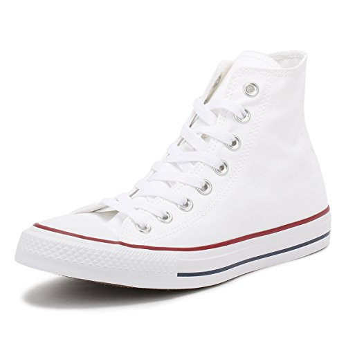 Converse All Star Hi Canvas Zapatillas Blancas Ópticas -UK 7