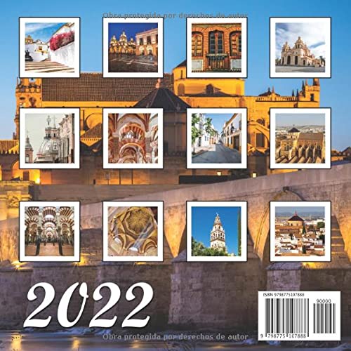 Cordoba Calendario 2022: Calendario 12 meses 2022 - 8.5 x 8.5 in cuando está cerrado y 8.5 x 17.0 in abierto - Organización y Planificación - Perfecto ... Đã bật chế độ hỗ trợ trình đọc màn hình.