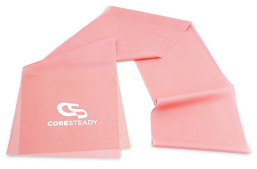 CORESTEADY Bandas de Resistencia Terapéuticas Bandas de Fitness Pilates, Yoga, Entrenamiento de Fuerza | Fisioterapia y rehabilitación |para Hombres y Mujeres |Guía incluida