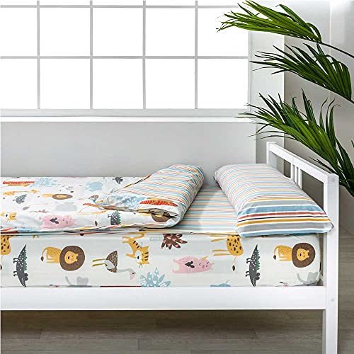 COTTON ARTean Saco nordico con Relleno SALBURUA Cama 90 x 190/200. Saco Unido a la Bajera con Cremallera. con Relleno nórdico.