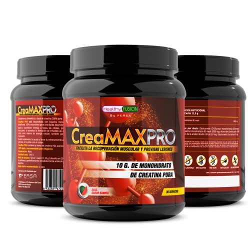 Creatina microfiltrada + Vitamina B6 | 100% Pura Creatina | Mejor resistencia física | Ayuda al crecimiento muscular | Absorción rápida y completa | Sabor Sandía | 30 dosis por bote