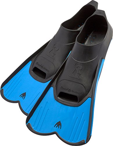 Cressi Light Aletas de natación, Unisex-Youth, Azul, 45/46