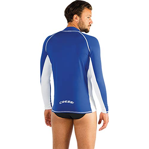 Cressi Rash Guard-Camiseta para Hombre Manga Larga en Tejido elástico Filtro de protección UV UPF 50+