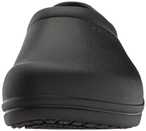 Crocs On The Clock Work Slipon Unisex Adulta Chanclas, Negro (Black), 43/44 EU