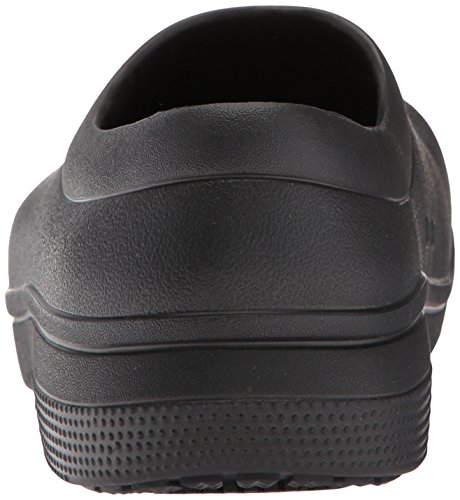 Crocs On The Clock Work Slipon Unisex Adulta Chanclas, Negro (Black), 43/44 EU