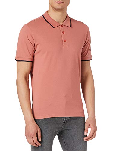 Cross 15614 Camisa de Polo, Rosa Oscuro, L para Hombre