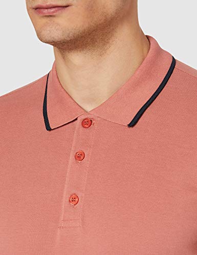 Cross 15614 Camisa de Polo, Rosa Oscuro, L para Hombre