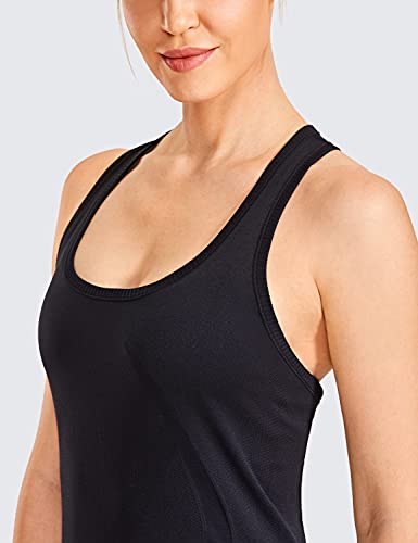 CRZ YOGA - Camiseta Espalda Nadadora Deportiva Mujer sin Mangas Negro 44