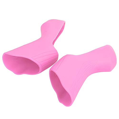 Cubierta de Palanca de Freno de Cambio de Bicicleta, Cubierta de Palanca de Freno, Cubierta de Palanca de Cambio de Bicicleta de 3 Colores 11cm 51g Dureza elástica para(Pink)