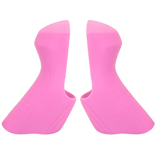 Cubierta de Palanca de Freno de Cambio de Bicicleta, Cubierta de Palanca de Freno, Cubierta de Palanca de Cambio de Bicicleta de 3 Colores 11cm 51g Dureza elástica para(Pink)