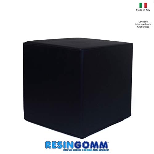 Cubo puf 40 x 40 x 40 para alivio de la zona lumbar.Fitness, aerobic, crossFit.Uso profesional o doméstico - de alta densidad 30 kg/m3 en su totalidad.Lavable, higiénico.