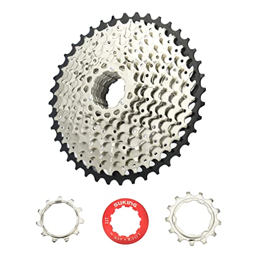 CYSKY Cassette de 10 velocidades 11-25T/11-28T/11-32T/11-36T/11-40T/11-42T Cassette Apto para Bicicleta de montaña, Bicicleta de Carretera, MTB, BMX, Sram Sunrace Shimano ultegra XT