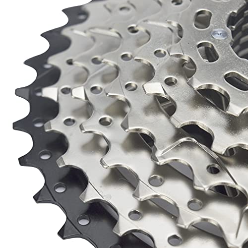 CYSKY Cassette de 9 velocidades 11-25T/11-28T/11-32T/11-36T/11-40T Cassette Apto para Bicicleta de montaña, Bicicleta de Carretera, MTB, BMX, Sram Sunrace Shimano ultegra XT (Peso Ligero) (11-36T)