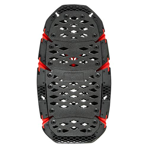 Dainese Pro-Speed G1, Espaldera Moto Insertable Nivel 2 para pilotos hasta 165 cm, Negro/Rojo, Talla única