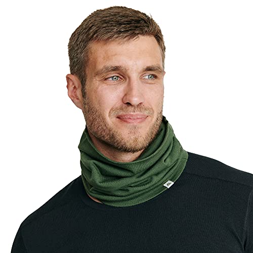 DANISH ENDURANCE Merino Neck Gaiter One Size Green 1-pack