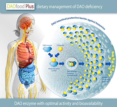 DAOfood - Tratamiento Del Déficit De DAO - 60 Cápsulas Con Pellets Gastrorresistentes