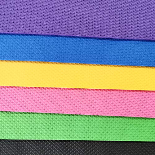 Deajing Esterilla de Yoga Colchoneta Gimnasia Esterilla Yoga Antideslizante Esterilla Deporte Gimnasia Ritmica Yoga Mat Pilates Esterilla Fitness 183x60x0.4cm (Púrpura)