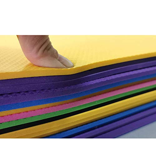 Deajing Esterilla de Yoga Colchoneta Gimnasia Esterilla Yoga Antideslizante Esterilla Deporte Gimnasia Ritmica Yoga Mat Pilates Esterilla Fitness 183x60x0.4cm (Púrpura)