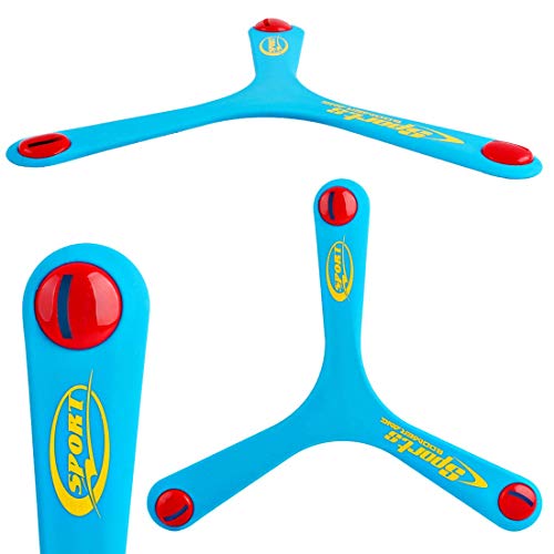 deAO Conjunto Boomerang de 5 Piezas para Principiantes Set de Bumerán Multicolor Actividades Deportivas Infantiles y en Familia al Aire Libre