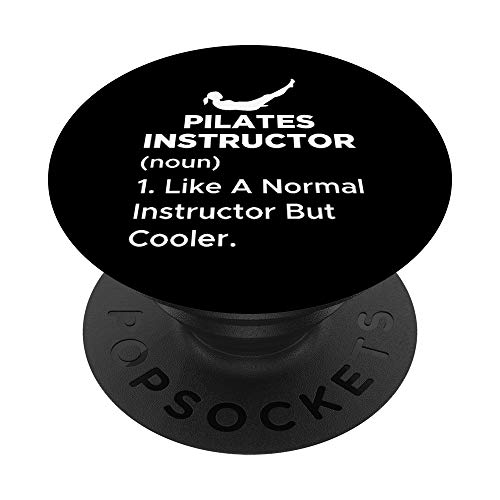 Definición divertida del instructor de pilates para una máquina casera usada PopSockets PopGrip Intercambiable