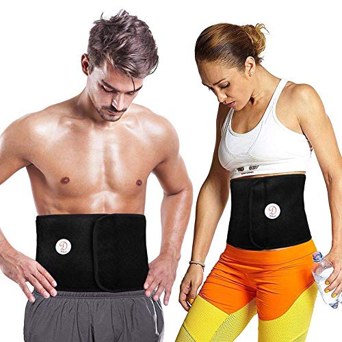 Dekool Cinturón ajustable universal compatible con todos los tamaños para hombre y mujer, corsé para entrenar, promover la pérdida de peso quemado grasa hace sudar